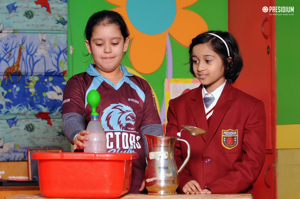 Presidium Pitampura, PRESIDIANS EXPLORE THE PROPERTIES OF AIR BY DOING EXPERIMENTS