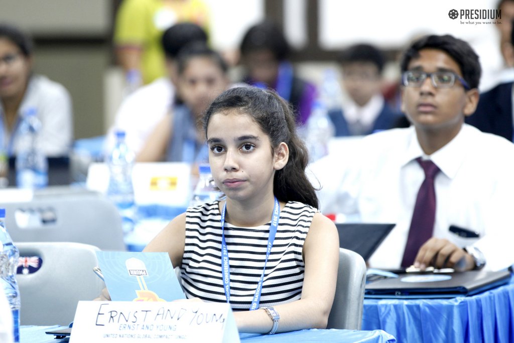 Presidium Indirapuram, PRESIDIANS OF IP DISPLAY SPIRIT & CONFIDENCE AT PMUN 2017