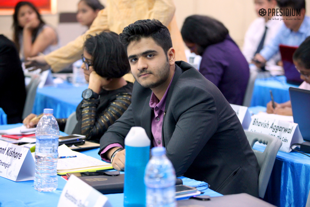 Presidium Indirapuram, PRESIDIANS DELIBERATE POWERFULLY ON YOUTH EMPOWERMENT AT PMUN