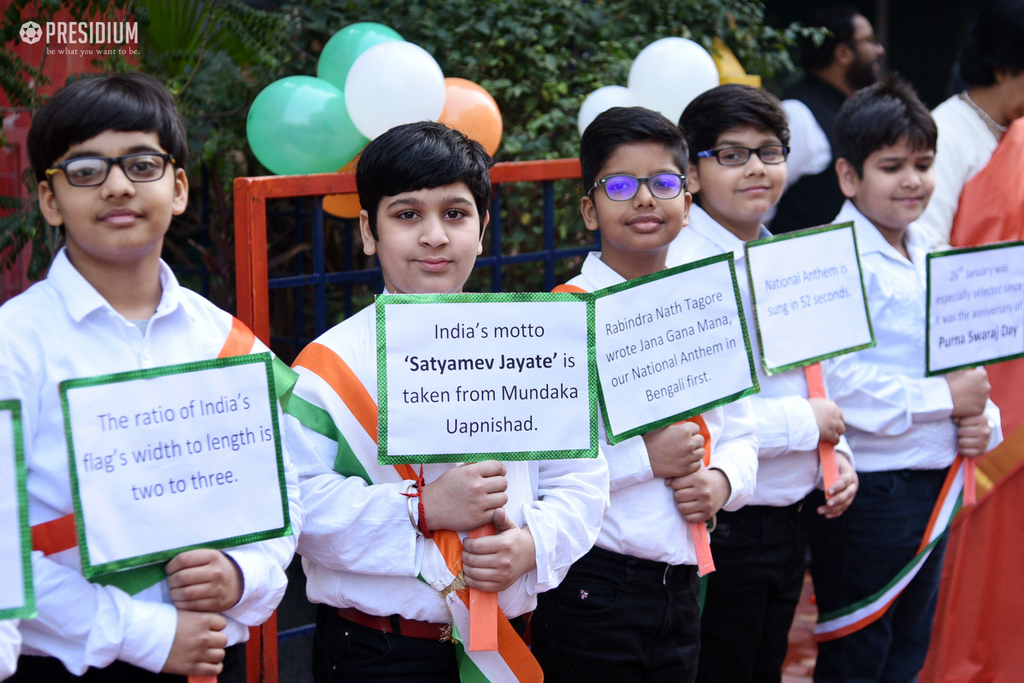 Presidium Pitampura, PRESIDIANS CELEBRATE THEIR PROUD PATRIOTIC SIDE ON REPUBLIC DAY