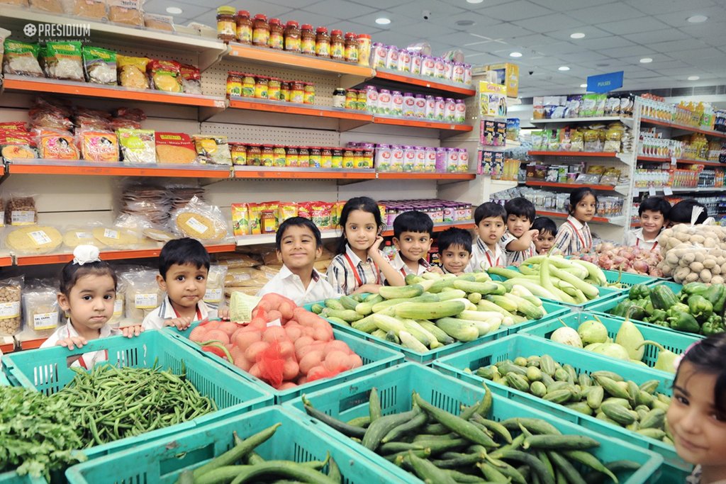 Presidium Gurgaon-57, VISIT TO SRS MART: AN ENRICHING EXPERIENCE FOR LITTLE PRESIDIANS