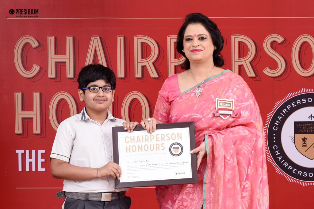 Presidium Indirapuram, CHAIRPERSON HONOURS: CELEBRATING STUDENT EXCELLENCE