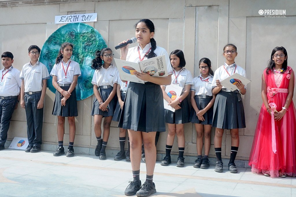 Presidium Indirapuram, WORLD EARTH DAY: A PLEDGE TO SAFEGUARD THE PLANET EARTH