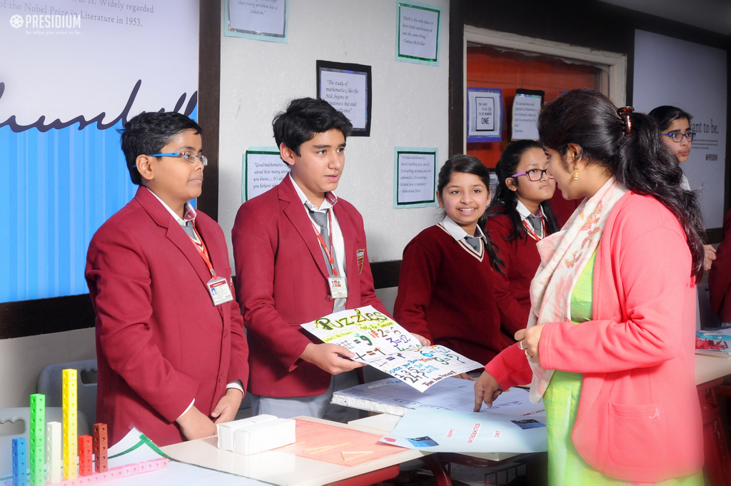 Presidium Indirapuram, MATH WEEK: YOUNG MINDS ON A TRIP TO THE WORLD OF MATHEMATICS