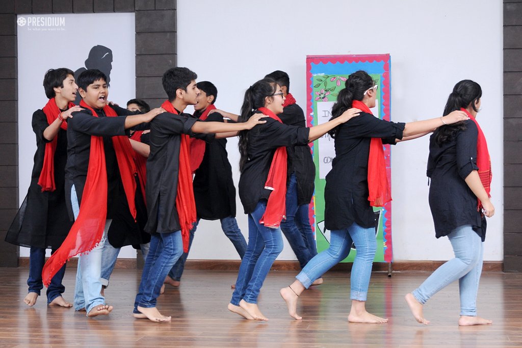 Presidium Indirapuram, PRESIDIANS CONVEY VITAL SOCIAL MESSAGES THROUGH NUKKAD NATAK