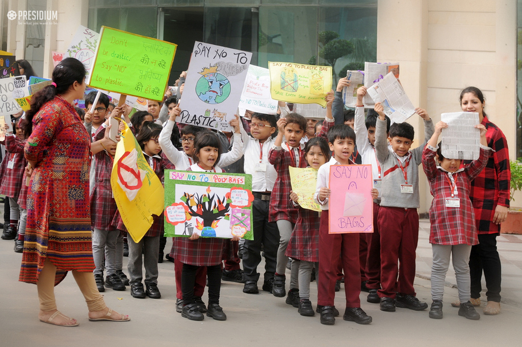 Presidium Indirapuram, PRESIDIANS SAY NO TO PLASTIC BAGS FOR A HEALTHIER ENVIRONMENT