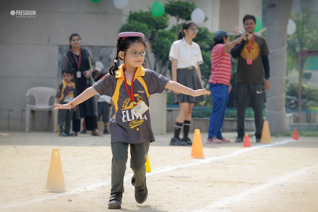 Presidium Indirapuram, ANNUAL SPORTS DAY:PRESIDIANS DISPLAY IDEAL TEAM SPIRIT & STRENGTH