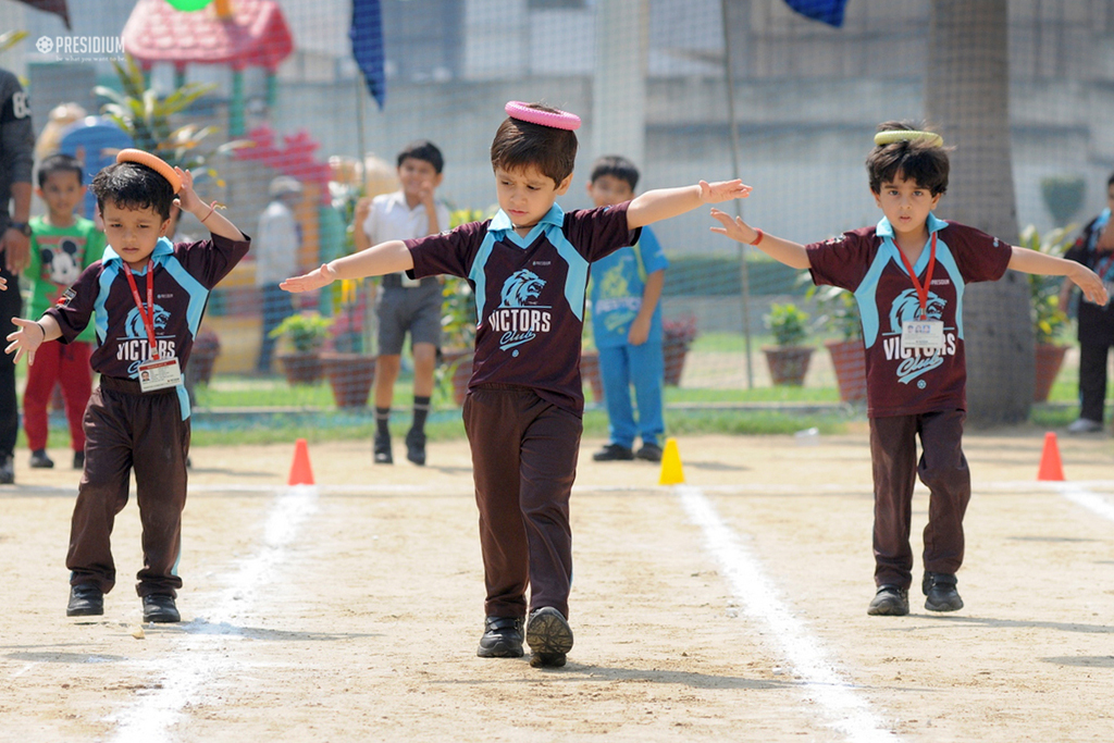 Presidium Indirapuram, ANNUAL SPORTS DAY:PRESIDIANS DISPLAY IDEAL TEAM SPIRIT & STRENGTH