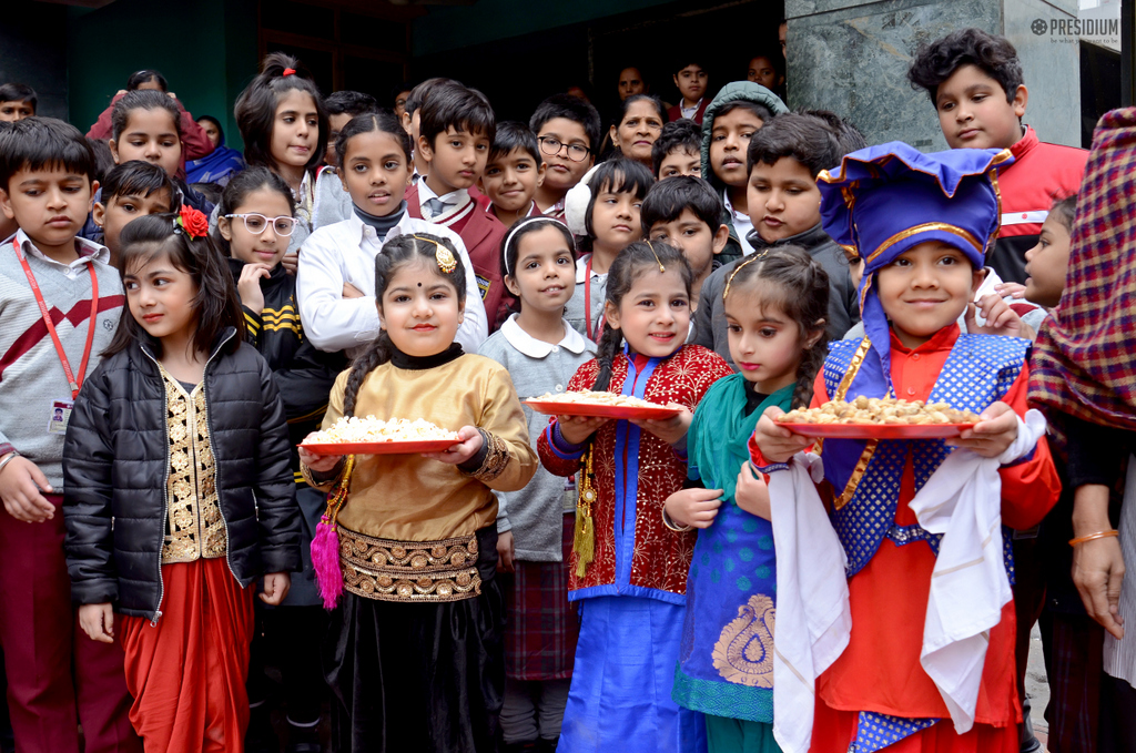 Presidium Pitampura, PRESIDIANS SOAK IN THE FESTIVE SPIRIT OF LOHRI