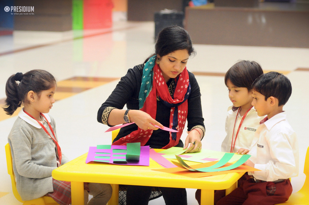 Presidium Rajnagar, TABLE MAT MAKING: PRESIDIANS COME UP WITH INNOVATIVE CREATIONS