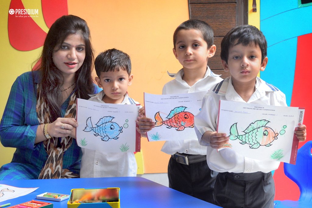 Presidium Rajnagar, ART FROM THE HEART COLOURING COMPETITION: CREATIVITY AT ITS BEST