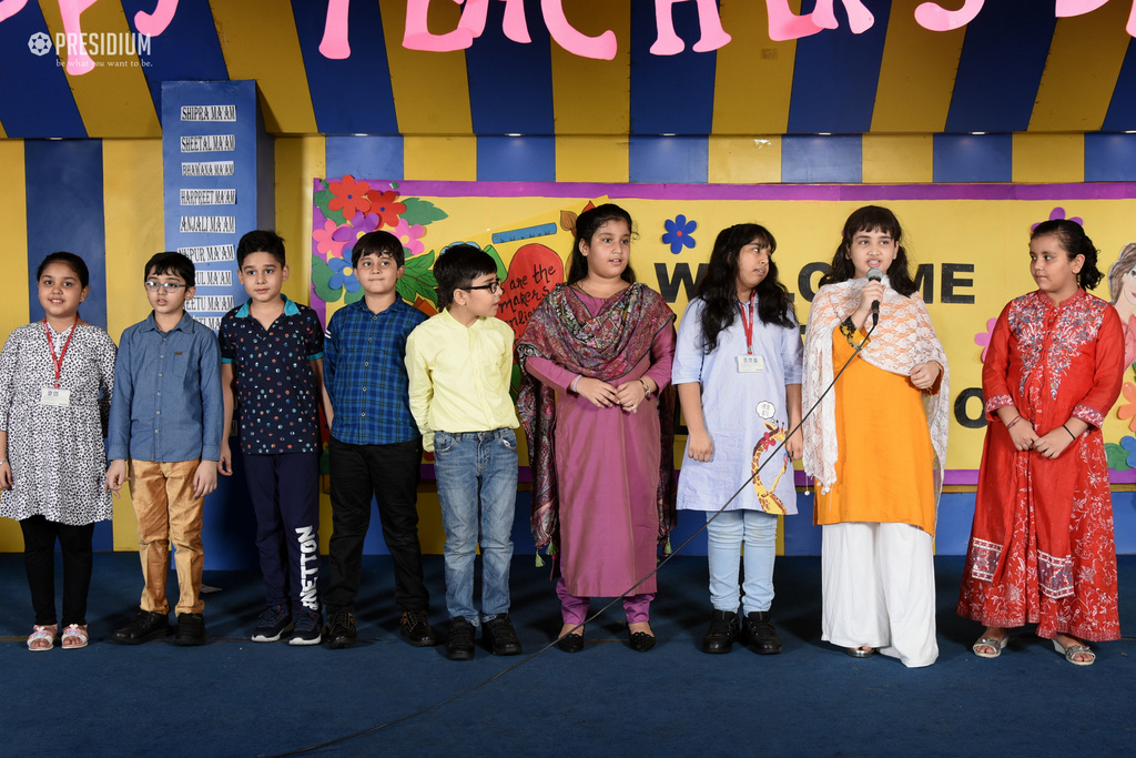 Presidium Punjabi Bagh, PRESIDIANS SALUTE THEIR MENTORS ON TEACHER’S DAY 