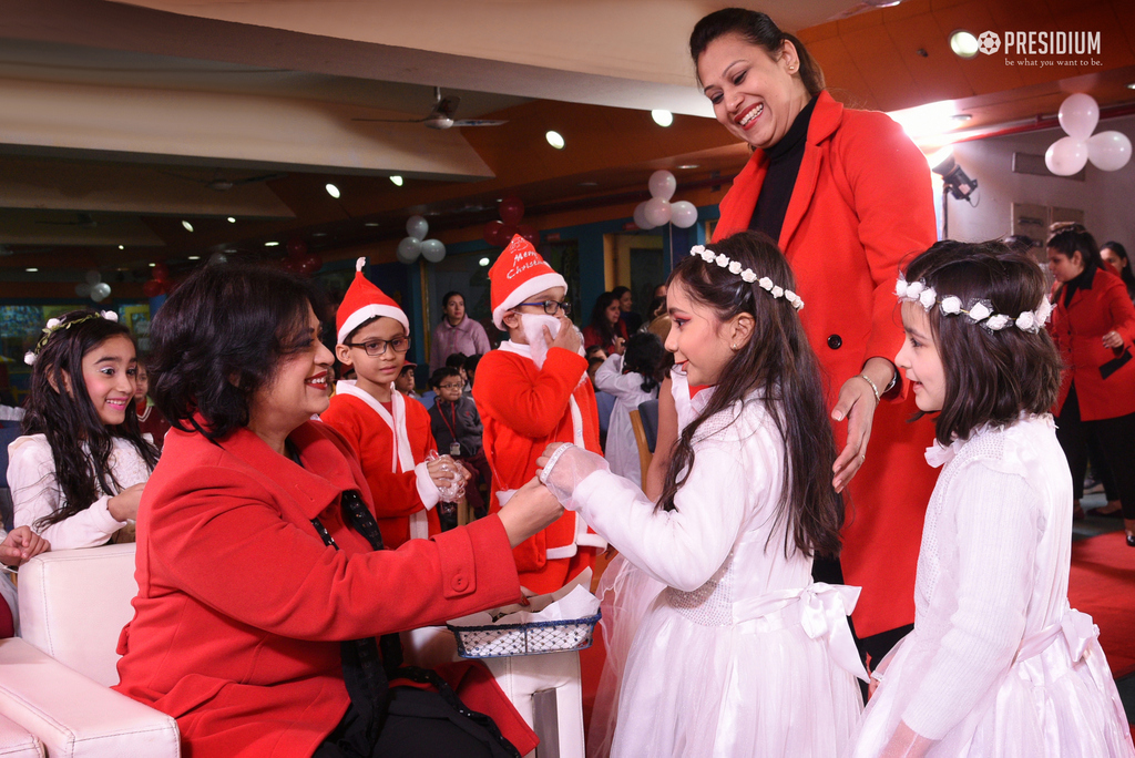 Presidium Punjabi Bagh, STUDENTS MARK CHRISTMAS WITH SUDHA MA’AM