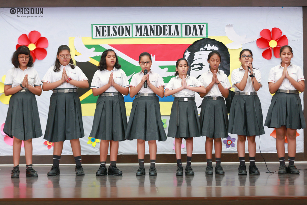 Presidium Rajnagar, PRESIDIANS MARK NELSON MANDELA DAY IN A SPECIAL WAY!