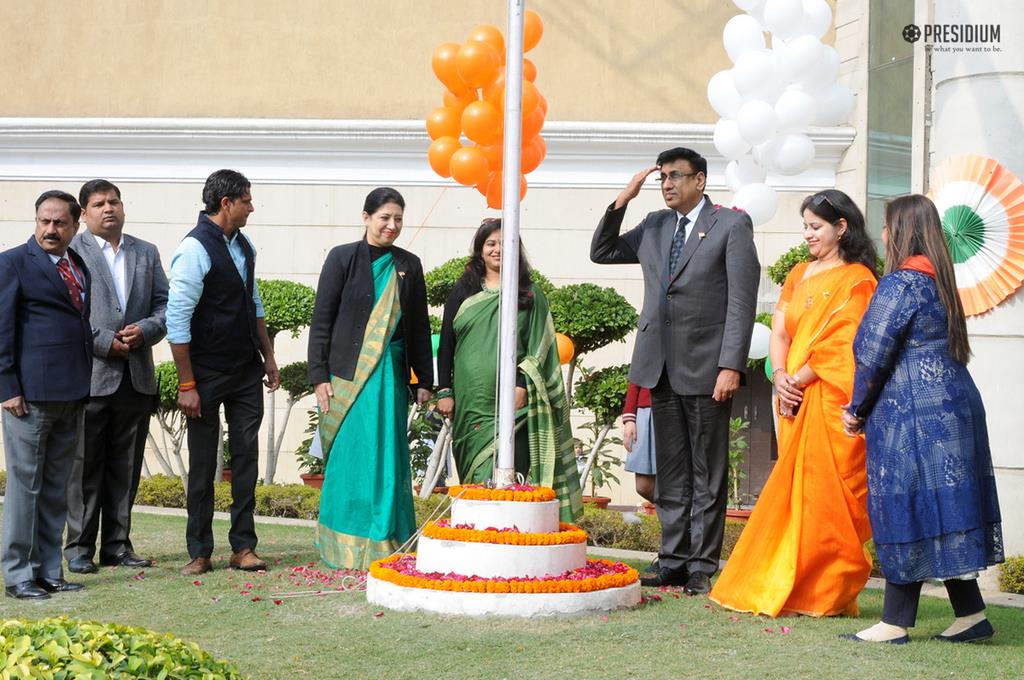 Presidium Indirapuram, PATRIOTIC PRESIDIANS CELEBRATE 69TH REPUBLIC DAY WITH ZEST