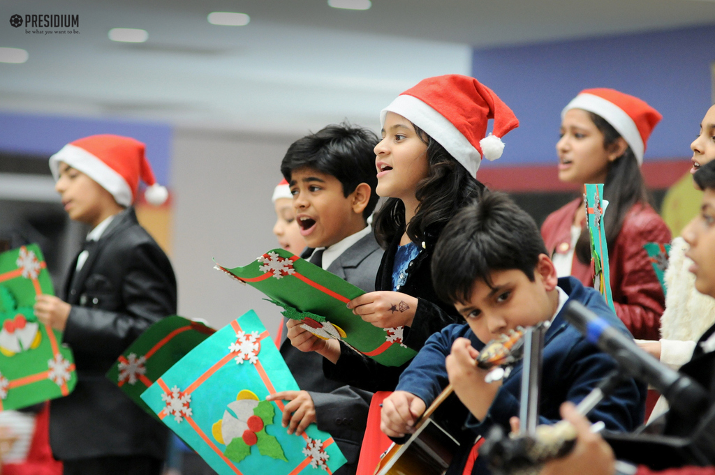 Presidium Rajnagar, SPECIAL ASSEMBLY ON CHRISTMAS SPREADS AURA OF PLEASANT HARMONY