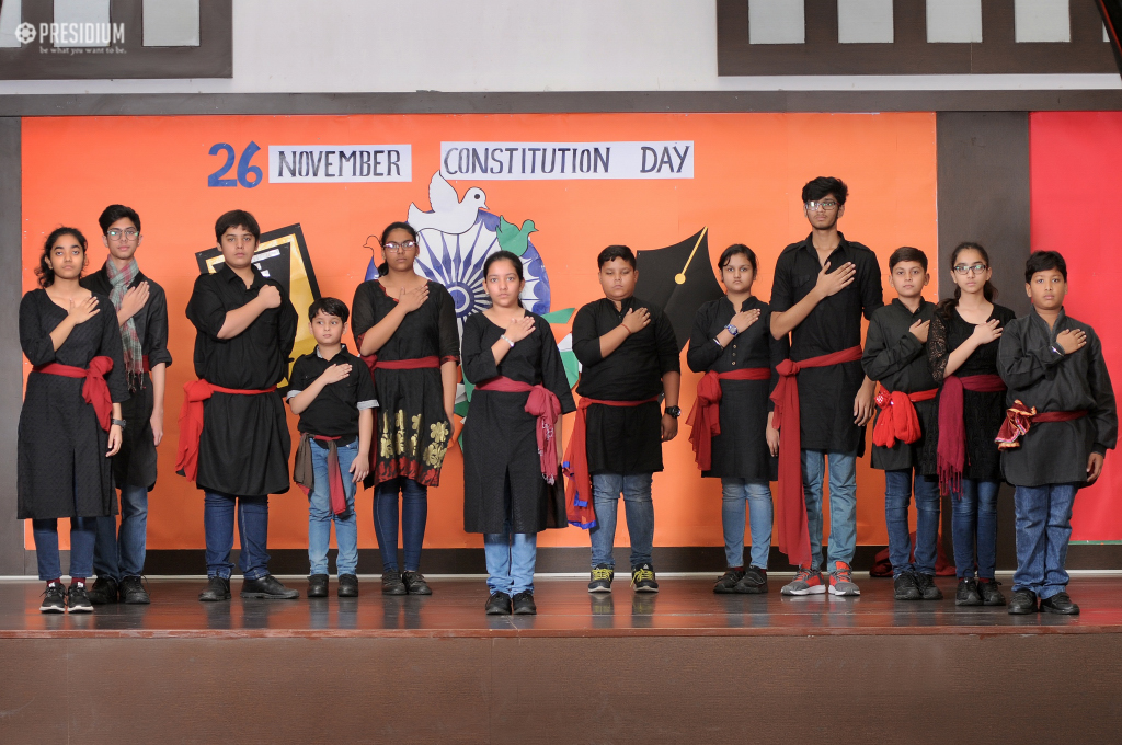 Presidium Rajnagar, PRESIDIANS CONDUCT AN INFORMATIVE ASSEMBLY ON CONSTITUTION DAY