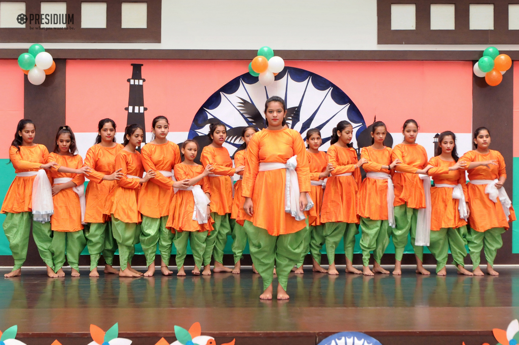 Presidium Rajnagar, PRESIDIANS PROUDLY SALUTE THE TRICOLOUR ON INDEPENDENCE DAY