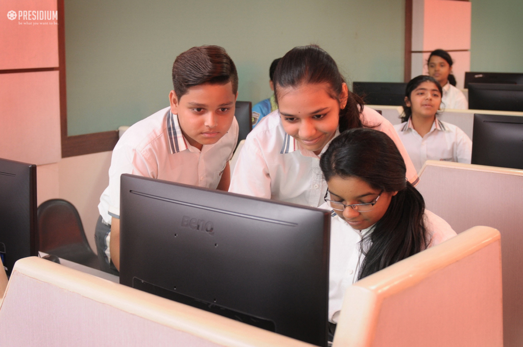 Presidium Rajnagar, ICT WORKSHOP UPGRADES 'IT' AWARENESS OF OUR GRADE 8 PRESIDIANS