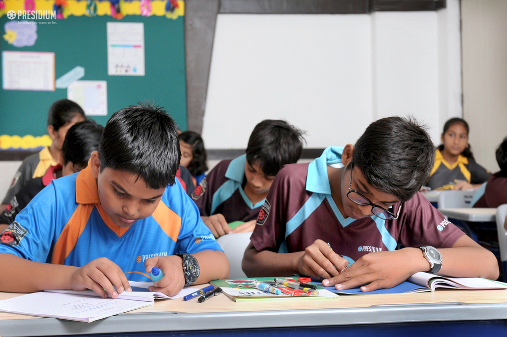 Presidium Rajnagar, EXPERIENTIAL LEARNING ON MATHEMATICS KEEPS BOREDOM AT BAY