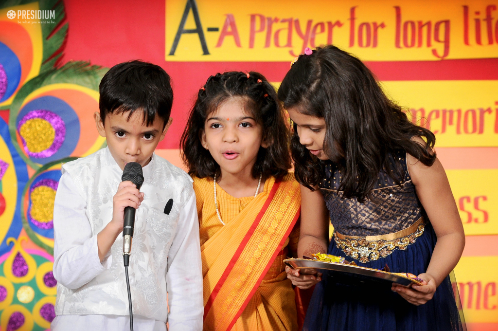 Presidium Rajnagar, PRESIDIANS EXCHANGE RAKHIS ON THE PIOUS FESTIVAL OF RAKSHABANDHAN