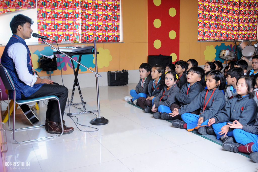 Presidium Rajnagar, LITTLE PRESIDIANS RELISH A MELODIOUS EXPERIENCE IN VOCAL WORKSHOP