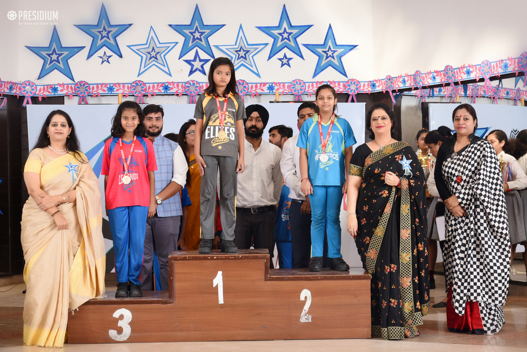 Presidium Rajnagar, SUDHA MA'AM ACKNOWLEDGES PRESIDIANS AT SPORTS PRIZE DISTRIBUTION