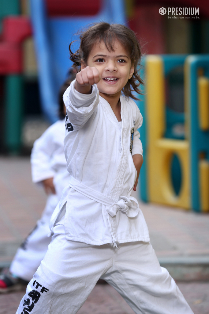 Presidium Vivek Vihar, PRESIDIANS INDULGE IN A FUN TAEKWONDO ACTIVITY