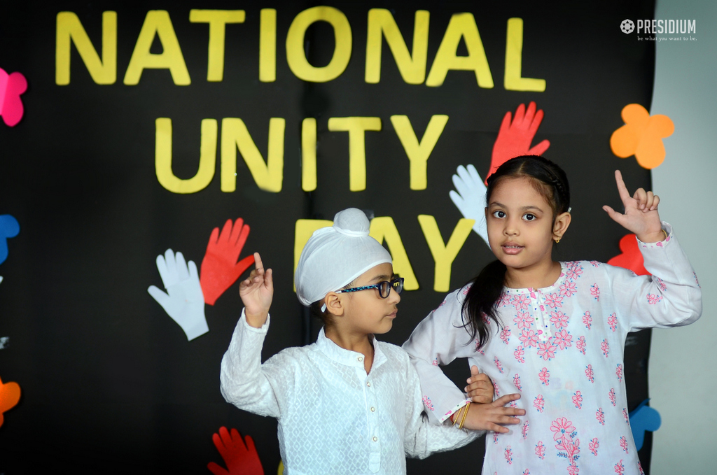Presidium Vivek Vihar, NATIONAL UNITY DAY OBSERVES INCULCATION OF UNITY IN PRESIDIANS