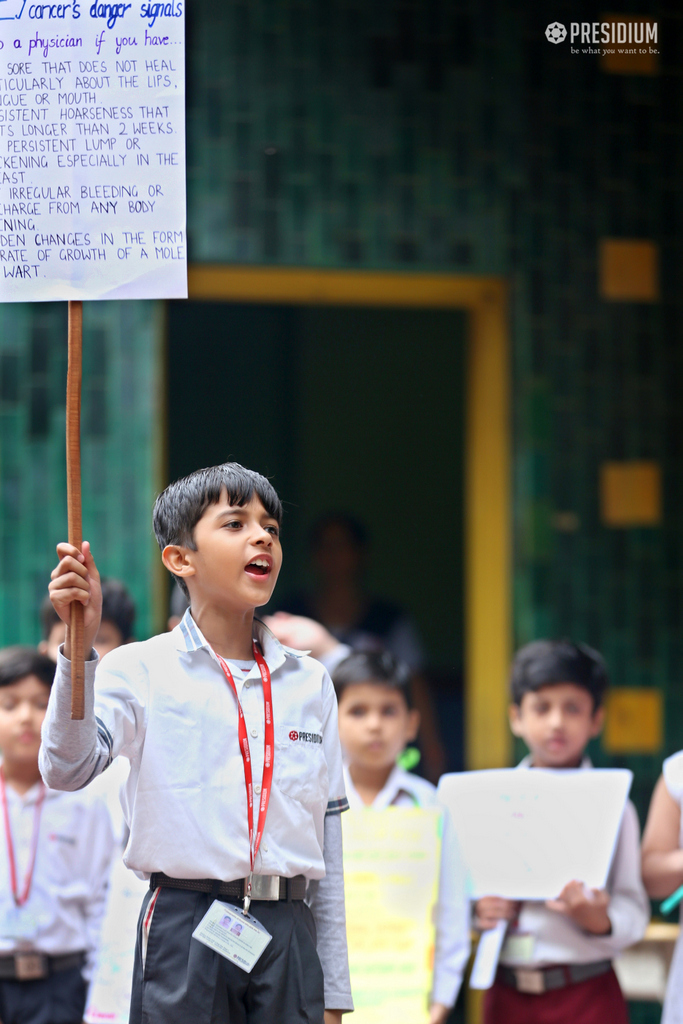 Presidium Vivek Vihar, AN INFLUENCIAL ROAD SHOW ON CANCER AWARENESS DAY