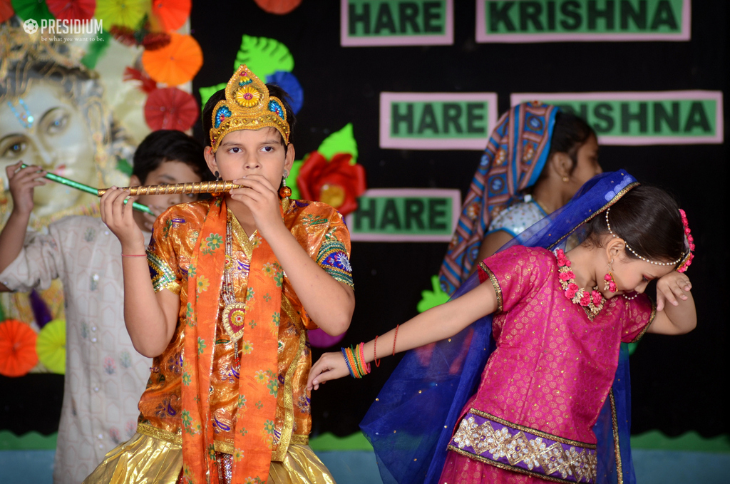 Presidium Vivek Vihar, FLAMBOYANT JANMASHTAMI CELEBRATIONS ELATES YOUNG SOULS