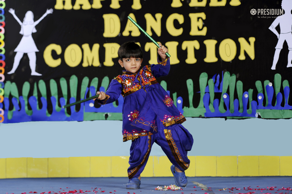 Presidium Vivek Vihar, PRAISEWORTHY POWERFUL PERFORMANCES AT INTERCLASS DANCE CONTEST