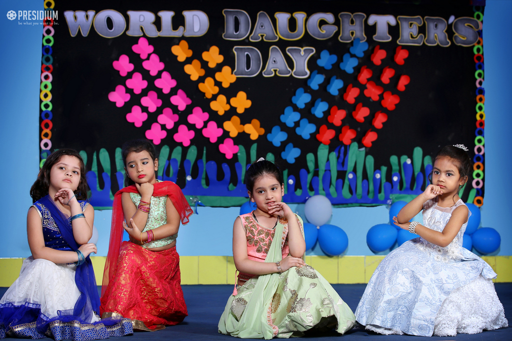 Presidium Vivek Vihar, CELEBRATING THE LITTLE ANGELS OF THE FAMILY ON DAUGHTER’S DAY 