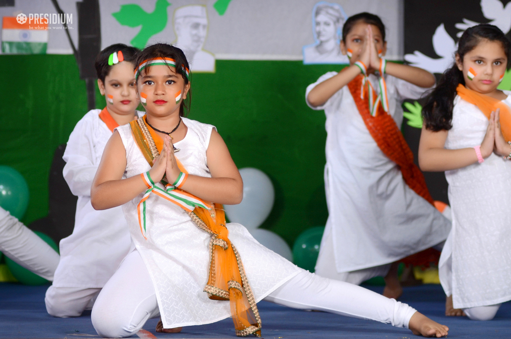 Presidium Vivek Vihar, INDEPENDENCE DAY SPREE FILLS THE AURA AT SCHOOL WITH PATRIOTISM