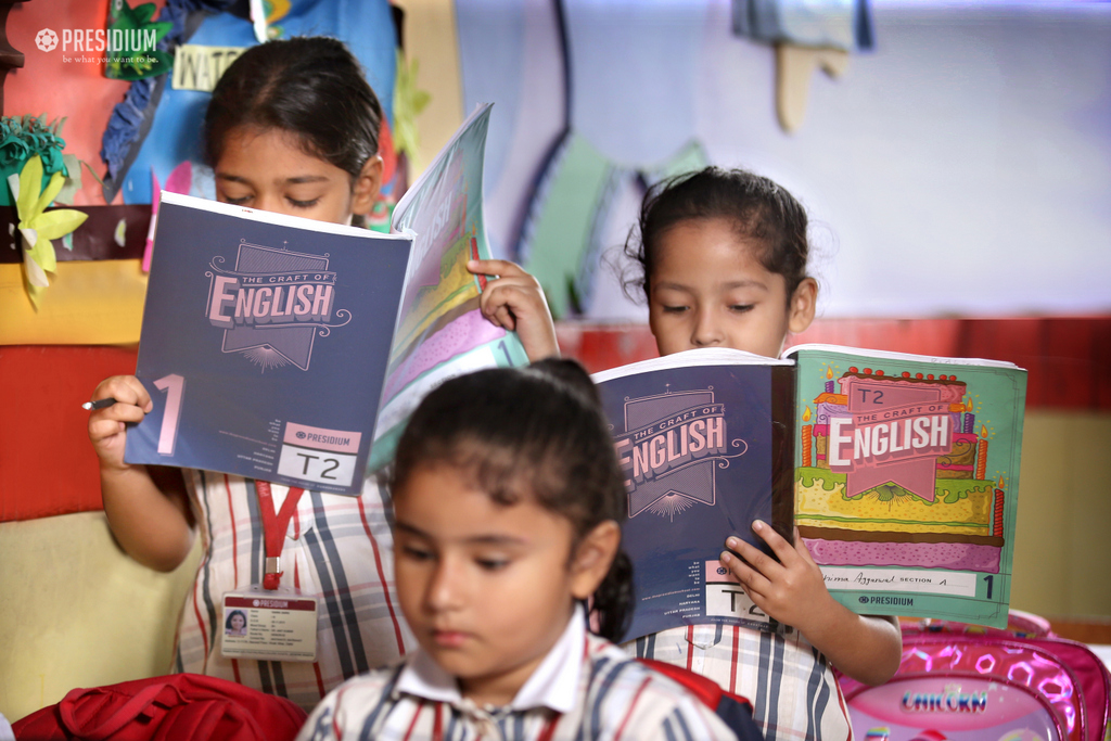 Presidium Vivek Vihar, STORY READING COMPETITION: YOUNG READERS SAVOR THE MAGIC OF BOOKS