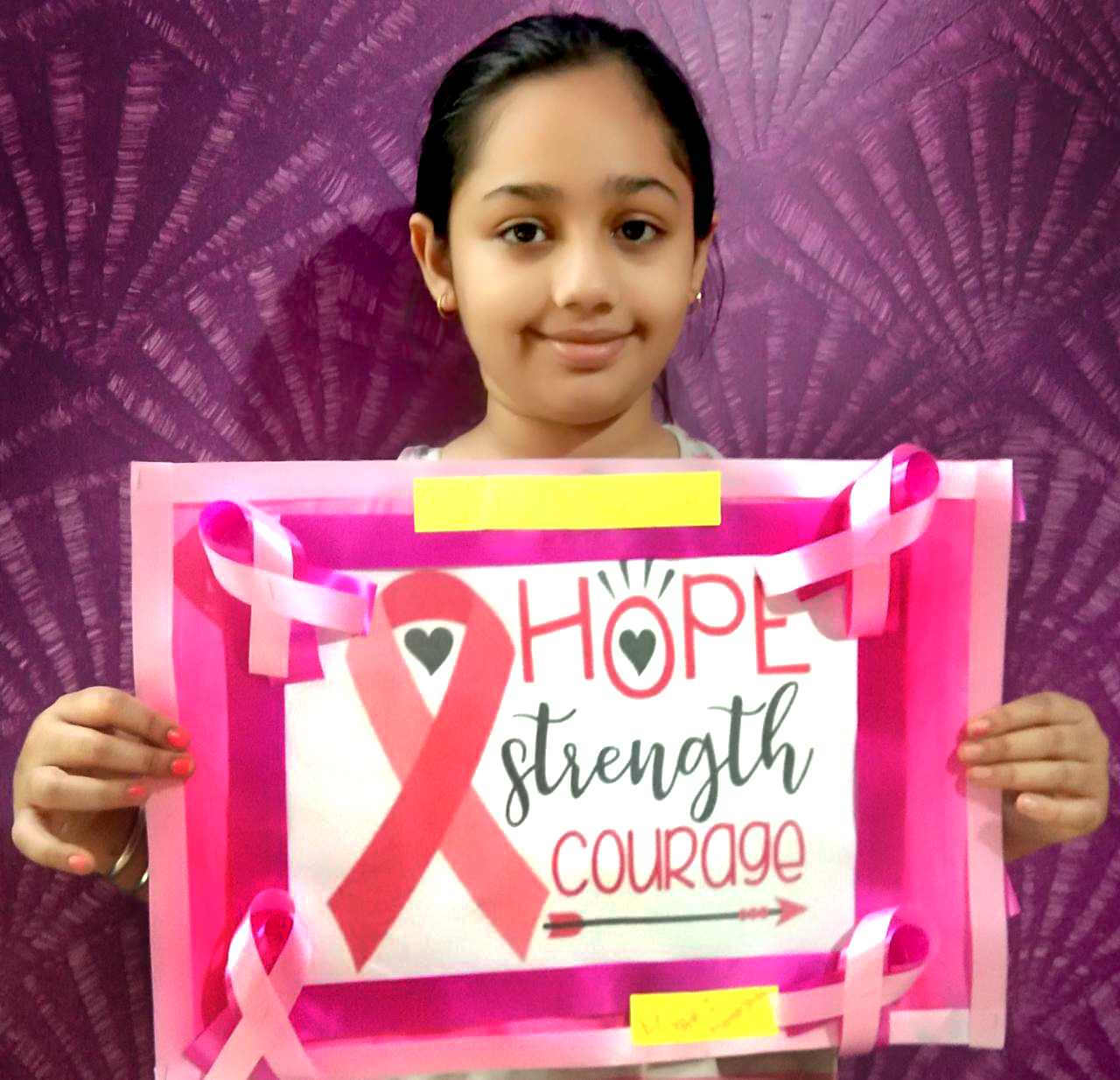 Presidium Rajnagar, STUDENTS PROMOTE CANCER AWARENESS WITH POSTER MAKING