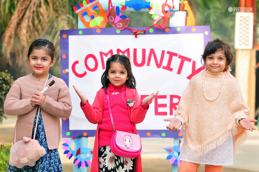 Presidium Indirapuram, STUDENTS DEVELOP A SENSE OF GRATITUDE TO COMMUNITY HELPERS