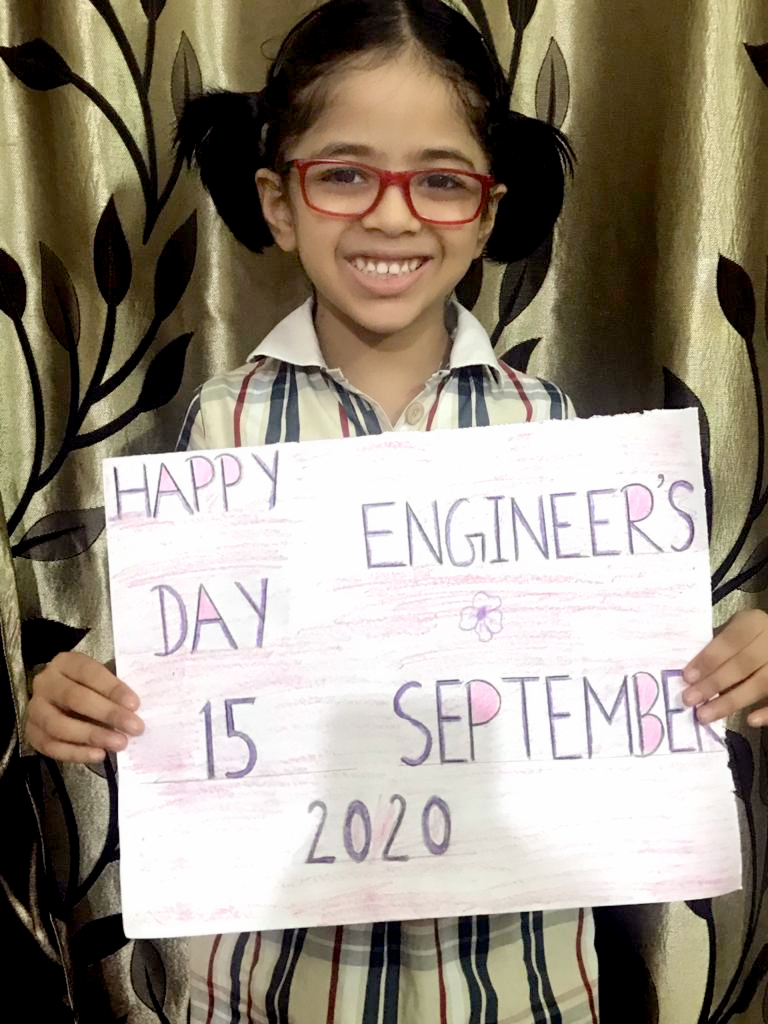 Presidium Dwarka-6, PRESIDIANS BRING OUT THEIR CREATIVITY OF ENGINEER’S DAY!