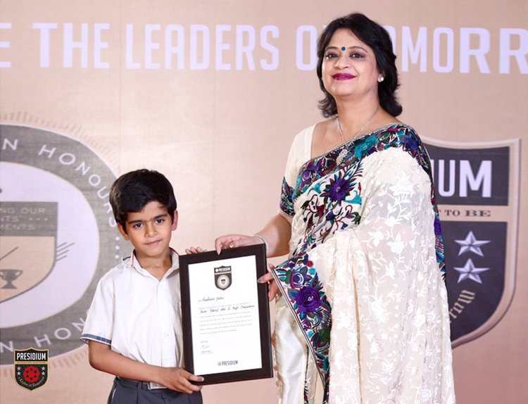 Presidium Indirapuram, PRESIDIUM’S YOUNG ACHIEVERS ACKNOWLEDGED AT CHAIRPERSON HONOURS-A GRAND CEREMONY