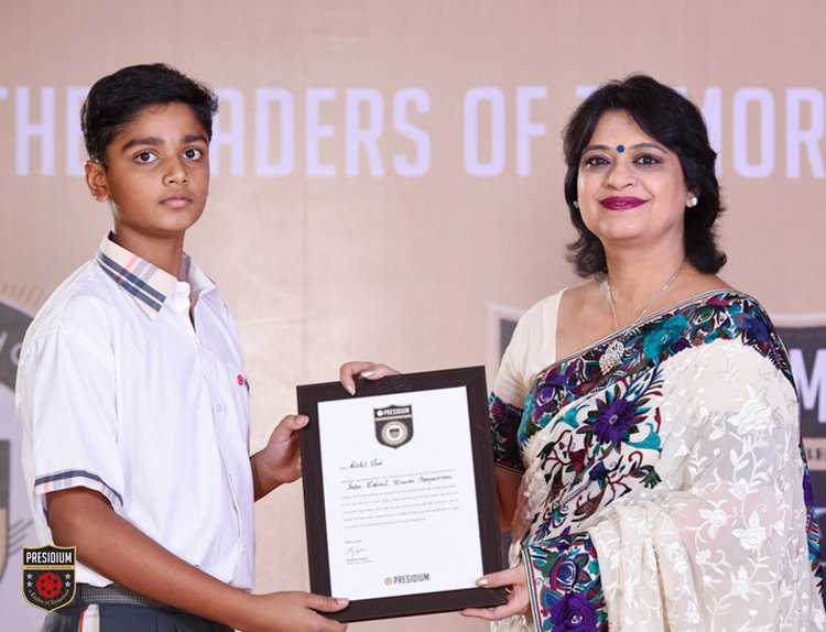 Presidium Indirapuram, PRESIDIUM’S YOUNG ACHIEVERS ACKNOWLEDGED AT CHAIRPERSON HONOURS-A GRAND CEREMONY