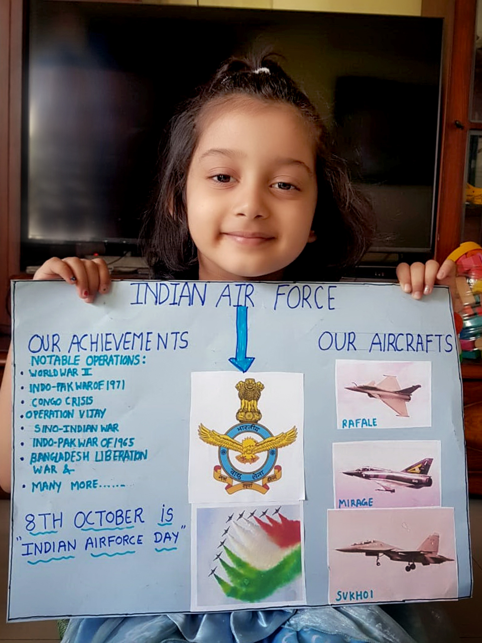 Indian Air Force is celebrated on October 8