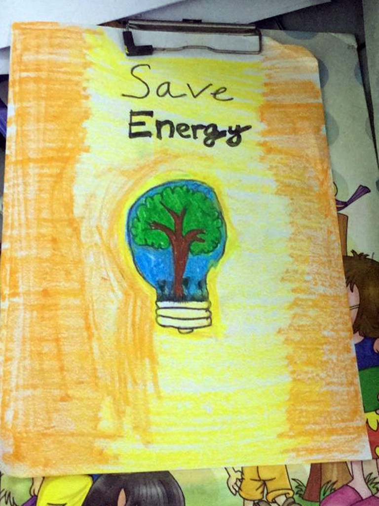 Presidium Indirapuram, STUDENTS MARK NATIONAL ENERGY CONSERVATION DAY WITH POSTER MAKING