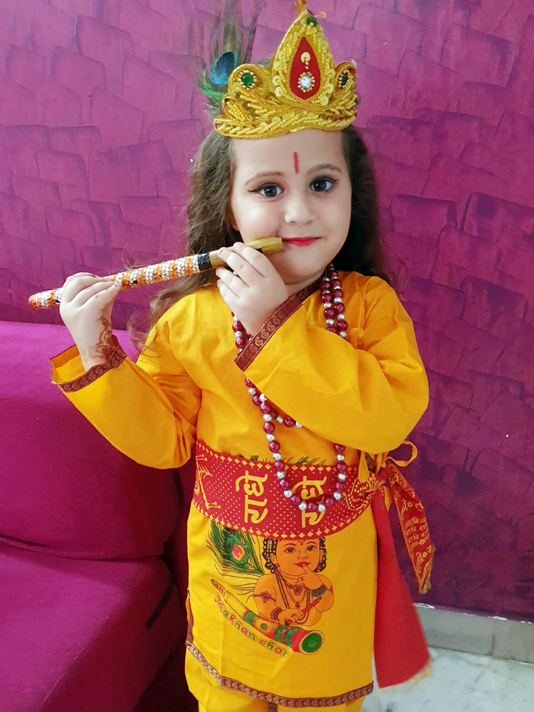 Presidium Dwarka-6, STUDENTS CELEBRATE THE MYSTIC INNOCENCE OF LORD KRISHNA!