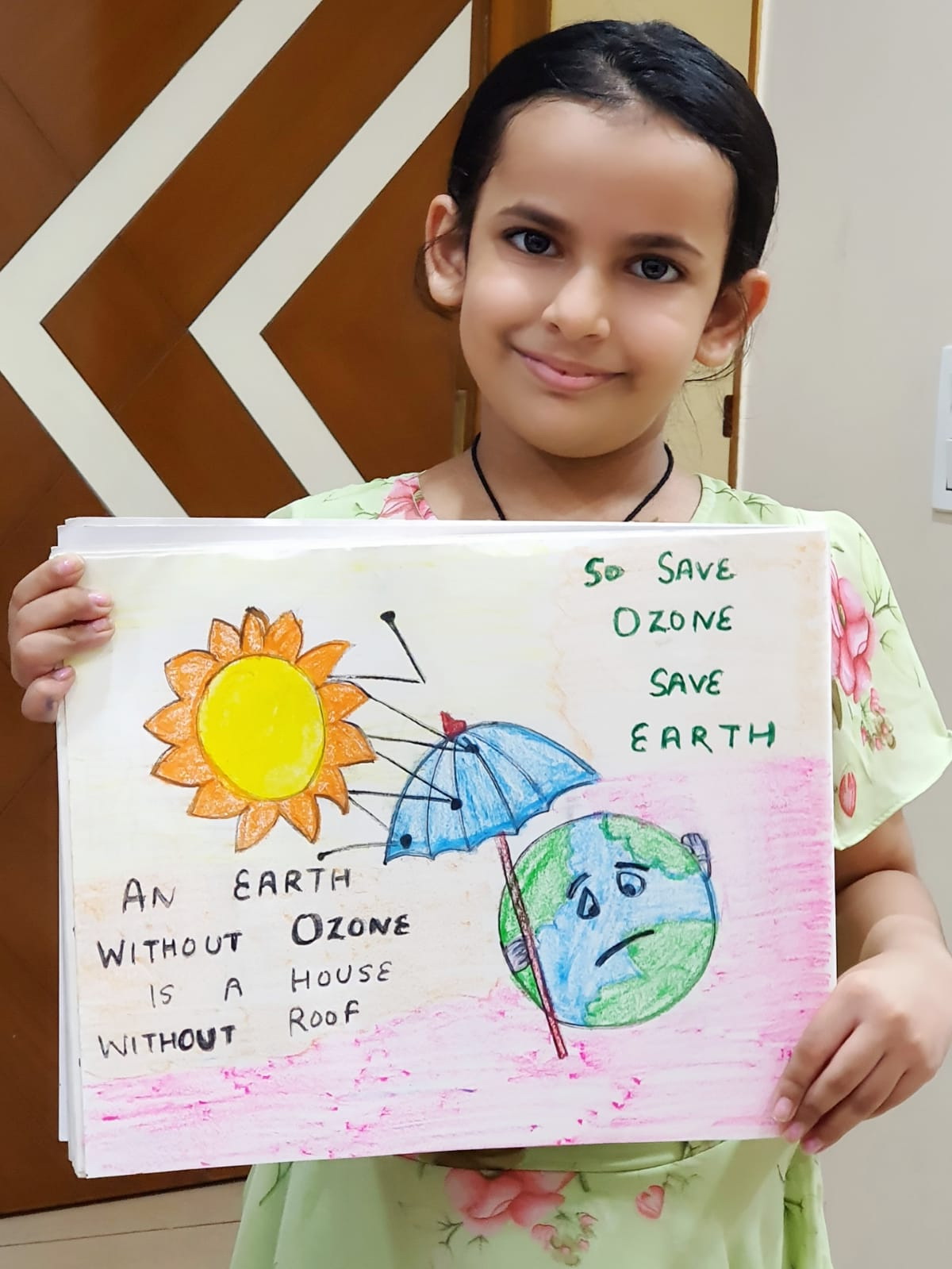 Presidium Dwarka-6, PRESIDIANS SPREAD AWARENESS ABOUT OZONE LAYER PROTECTION