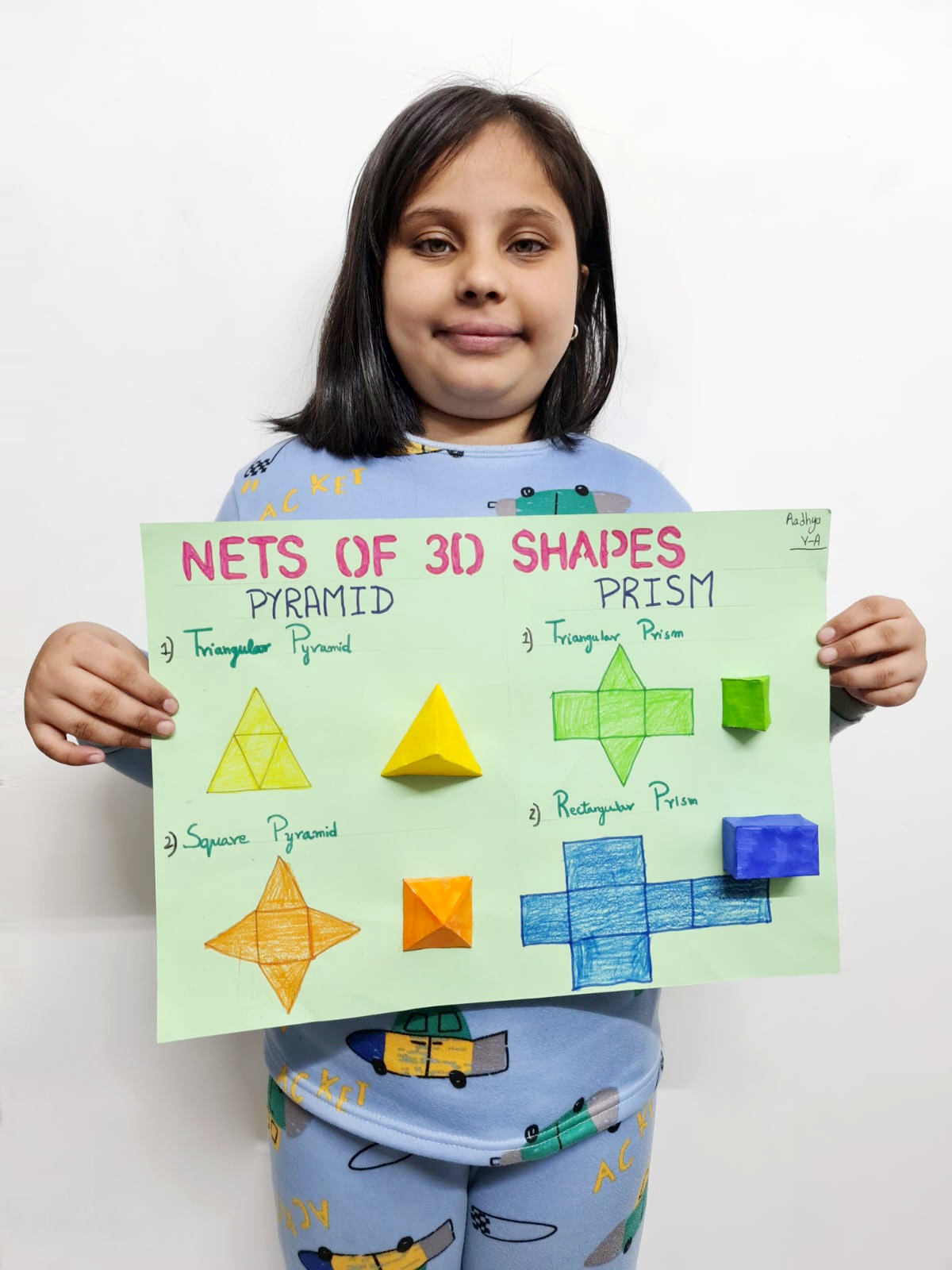 Presidium Dwarka-6, STUDENTS LEARN ABOUT THE 3D SHAPES WITH A FUN ACTIVITY