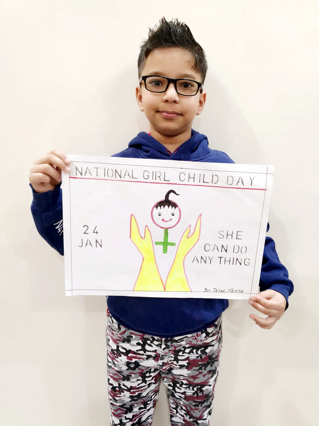 Presidium Dwarka-6, GIRL CHILD DAY: PRESIDIANS COMPREHEND THE NEED TO EMPOWER GIRLS