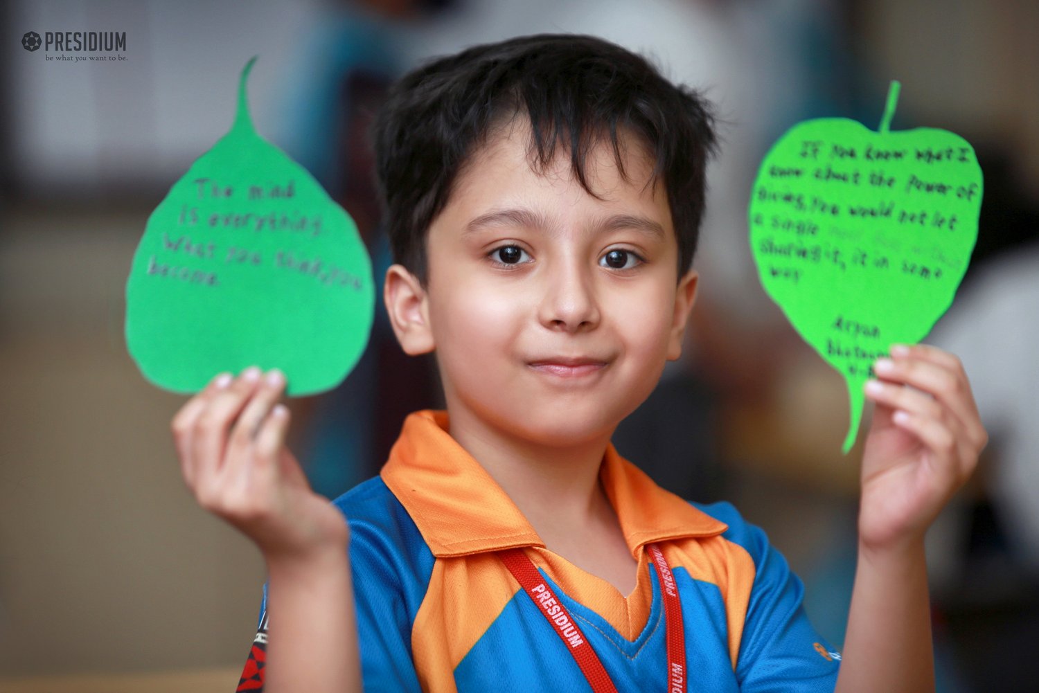 Presidium Indirapuram, STUDENTS LEARN  FROM THE NOBLE TEACHINGS OF LORD BUDDHA