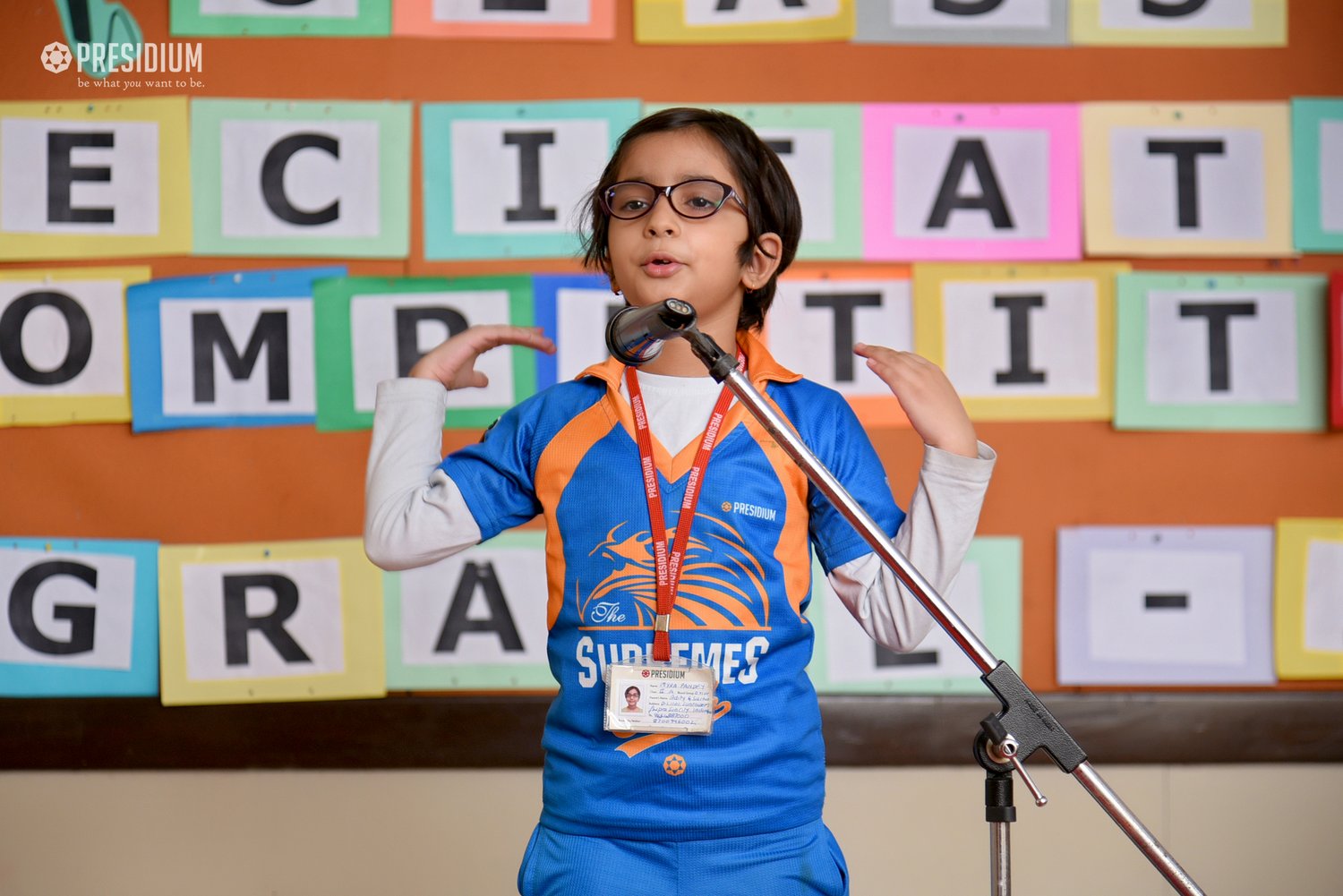 Presidium Indirapuram, RECITATION COMPETITION SOLIDIFIES PRESIDIANS’ READING ABILITY BASE