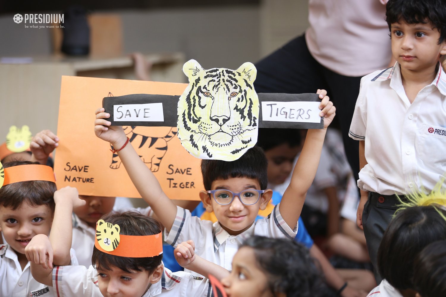 Presidium Noida-31, TOGETHER WE CAN SAVE THE TIGER FROM EXTINCTION Presidium Noida-31, TOGETHER WE CAN SAVE THE TIGER FROM EXTINCTION