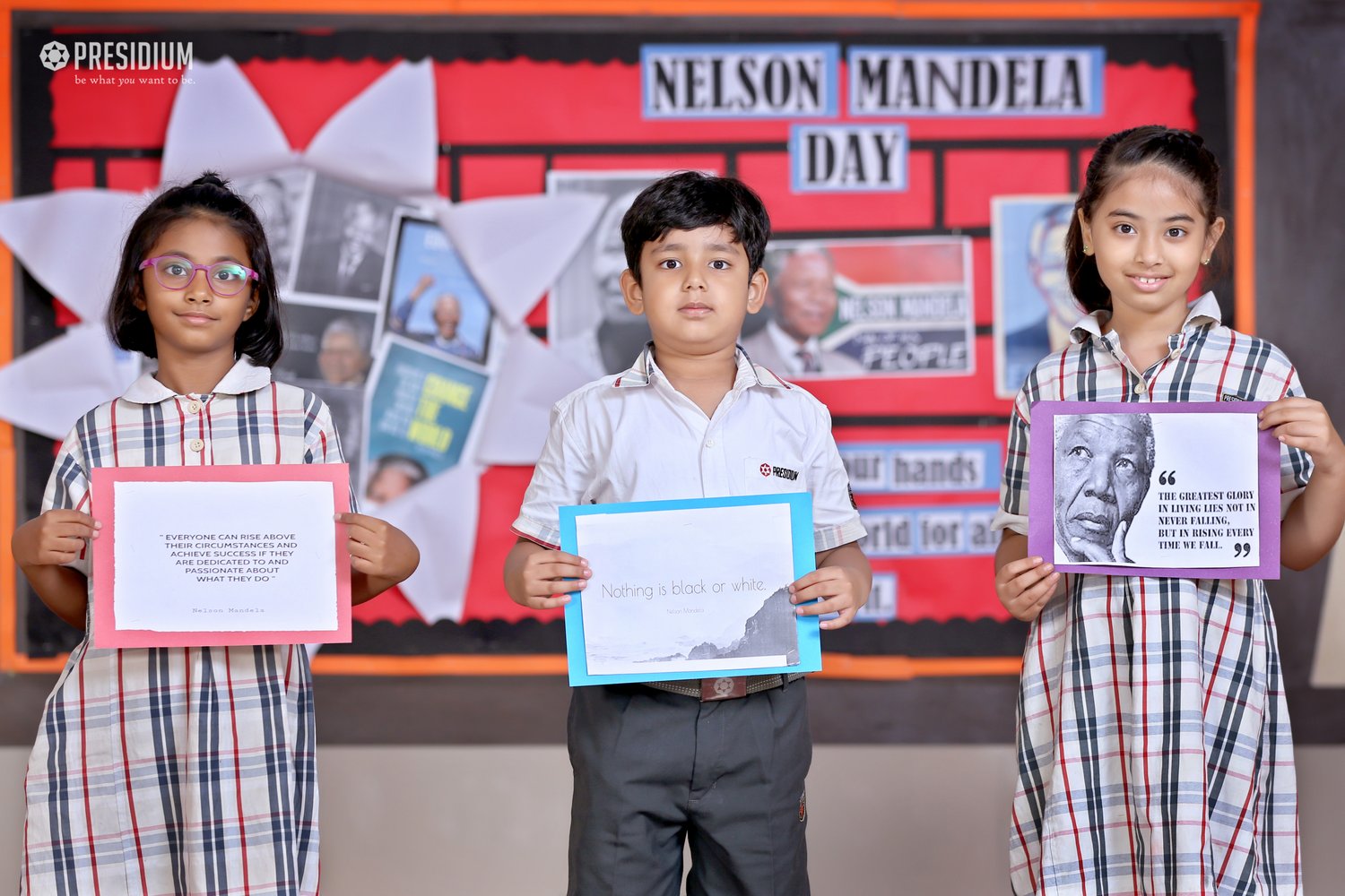 Presidium Noida-31, PRESIDIANS REMEMBER THE TEACHINGS OF NELSON MANDELA Presidium Noida-31, PRESIDIANS REMEMBER THE TEACHINGS OF NELSON MANDELA
